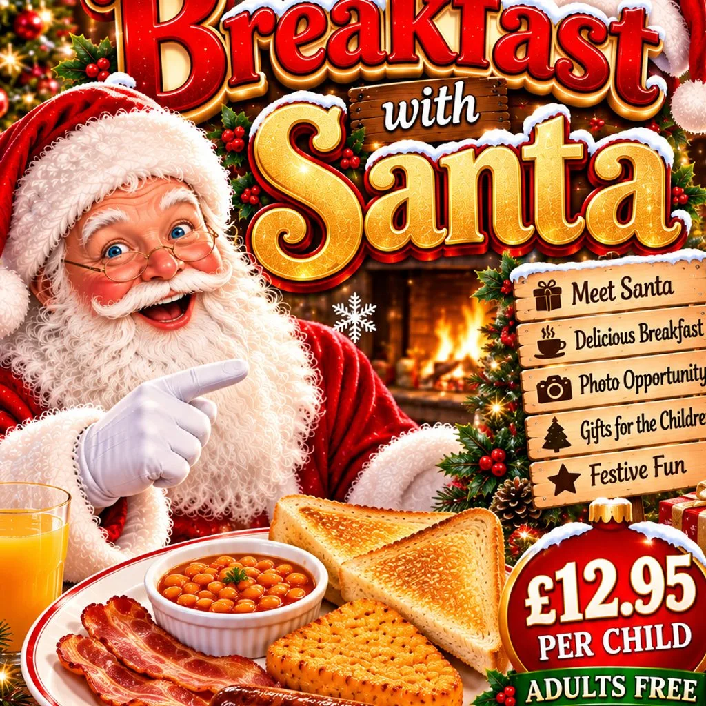 Breakfast with Santa at The Devonshire Arms Somercotes