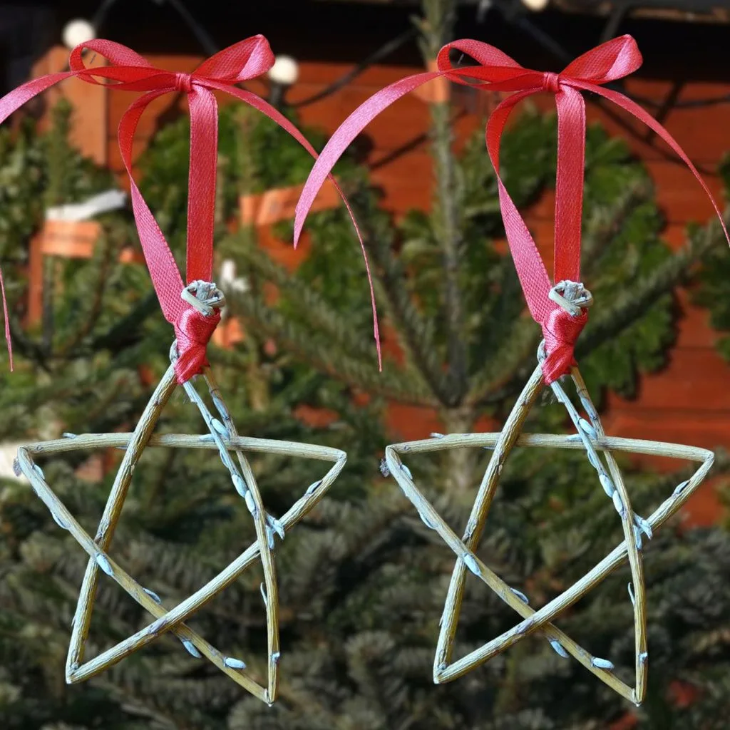 Wetland Wellbeing Workshop Festive Willow Decorations