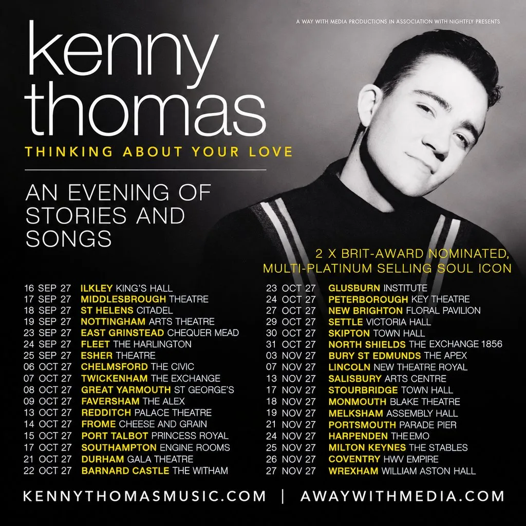 An Evening of Stories and Songs with Kenny Thomas | Southampton at EngineRooms Southampton