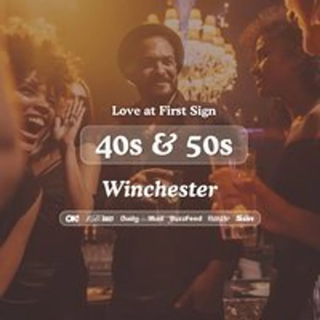 40s & 50s Singles Night @ Stable Winchester| Love at First Sign at The Winchester Stable