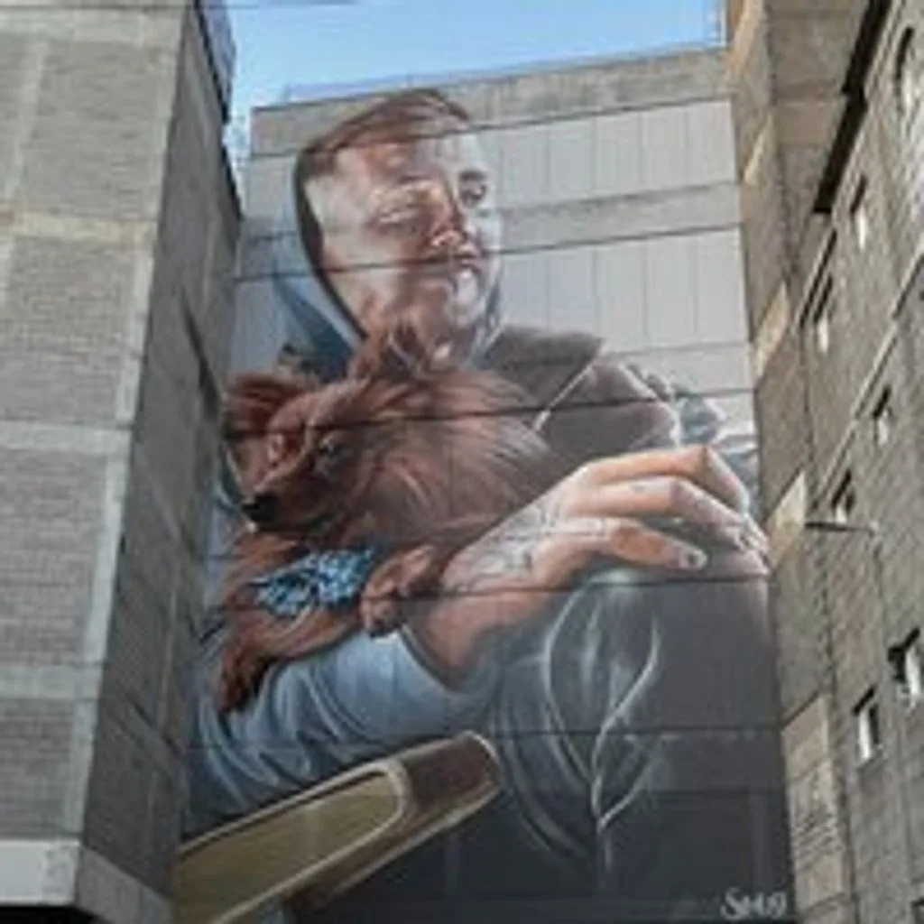 Old and Nu: Aberdeen’s Historic Centre and NuArt Street Art at Meet Outside Contour Cafe