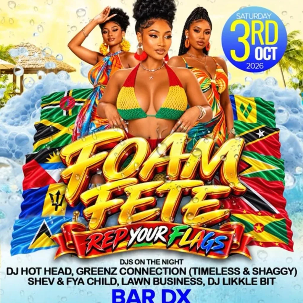 Foam Fete Rep Your Flag! at Bar DX