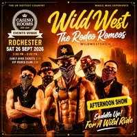 The Rodeo Romeos - Saturday 26th September 2026 - Afternoon Show at Casino Rooms
