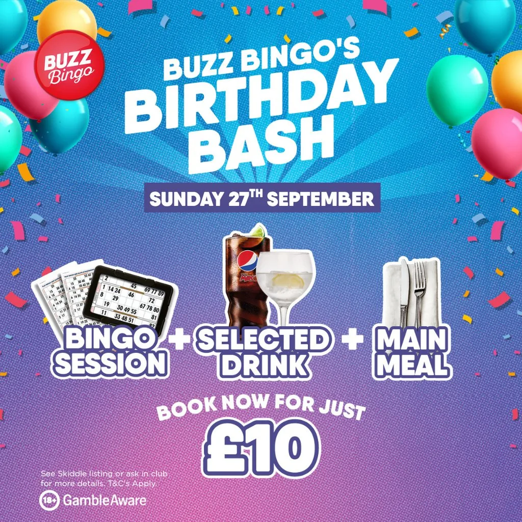 Buzz Birthday Bash 27/09 - Buzz Bingo Stockport at Buzz Bingo Stockport