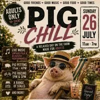 Pig Chill at Kew Little Pigs Farm Ltd