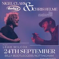 Nigel Clark (Dodgy) & Chris Helme (The Seahorses) + Leah Wilcox at Billy Bootleggers Bar