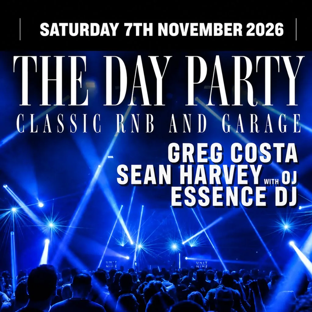 Classic RnB & Garage Day Party at Unit Nine