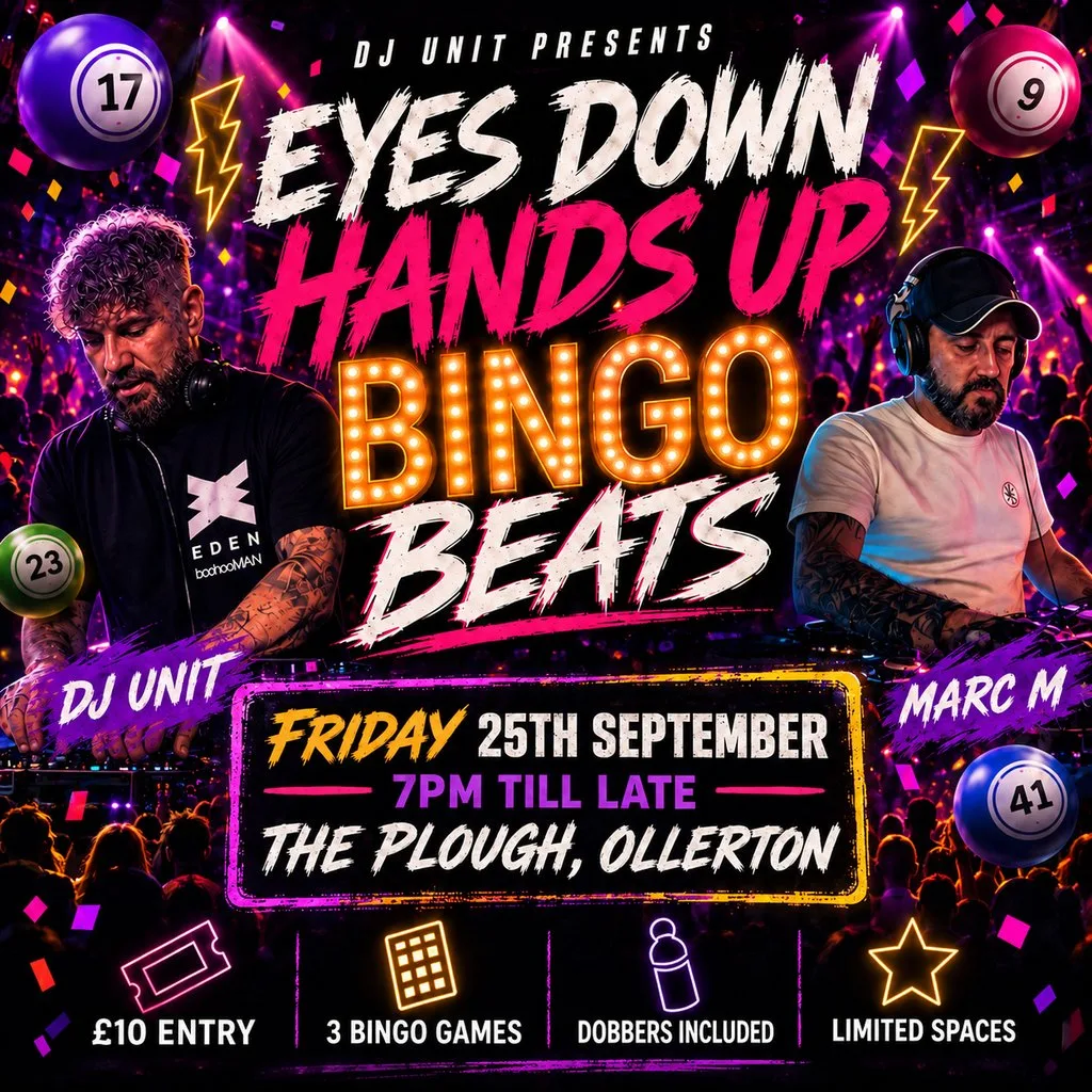 Eyes Down, Hands Up Bingo Beatz at The Plough Public House