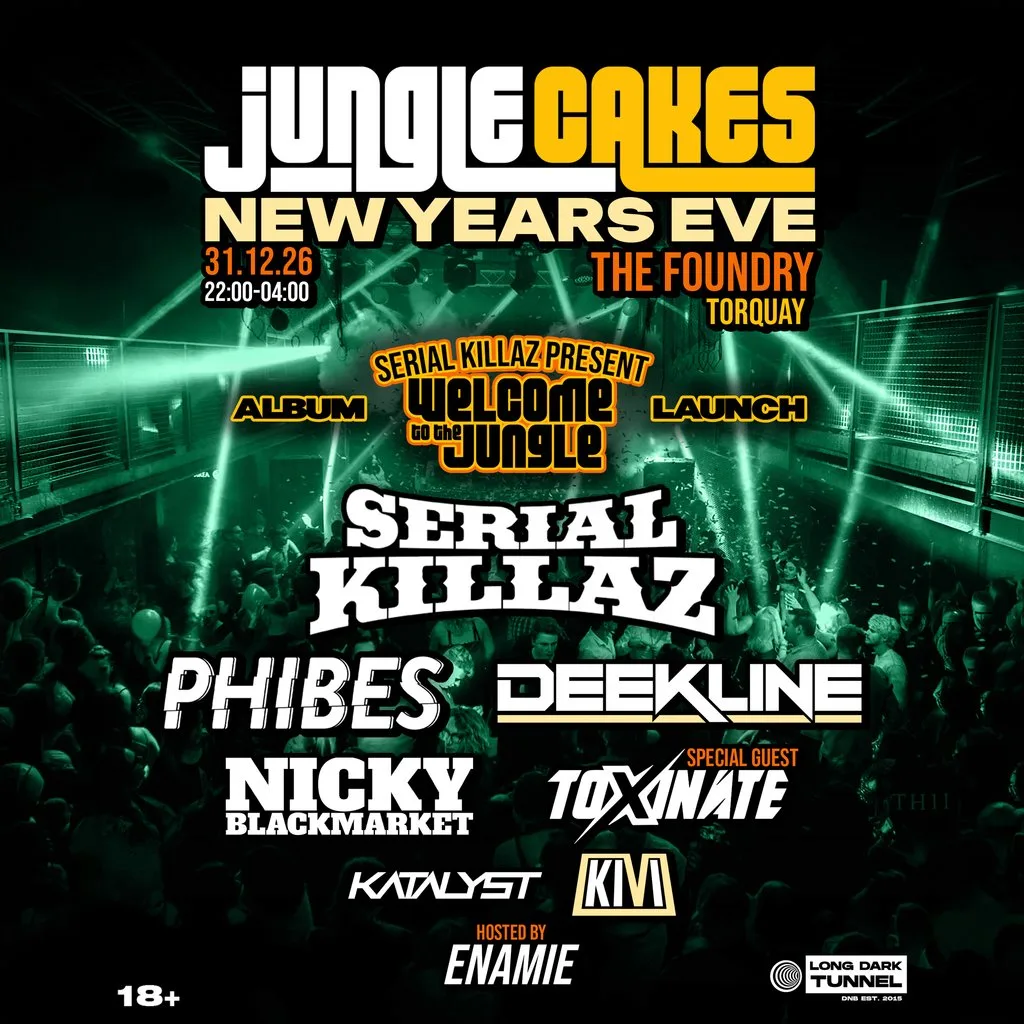 Jungle Cakes NYE - Torquay - The Foundry