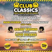 Club Classics 90s & 00s Courtyard Party at Project House Leeds