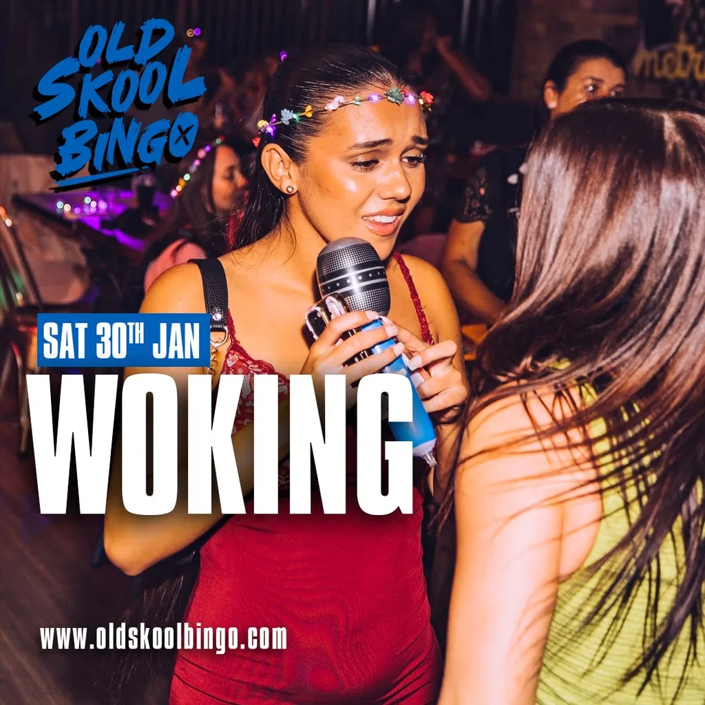 Old Skool Bingo Sat 30th January Woking at The London Stone Woking