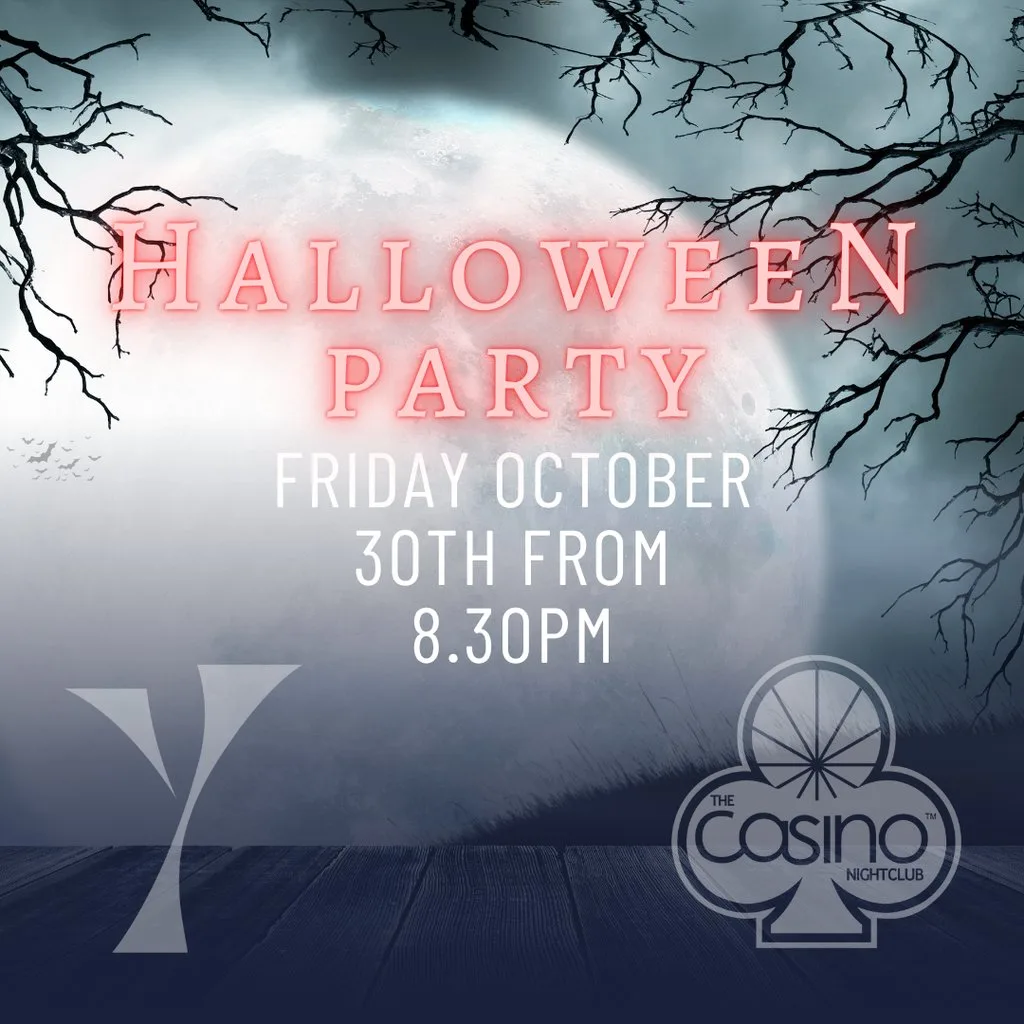 Halloween at Y Club x Casino Friday at Y Guildford