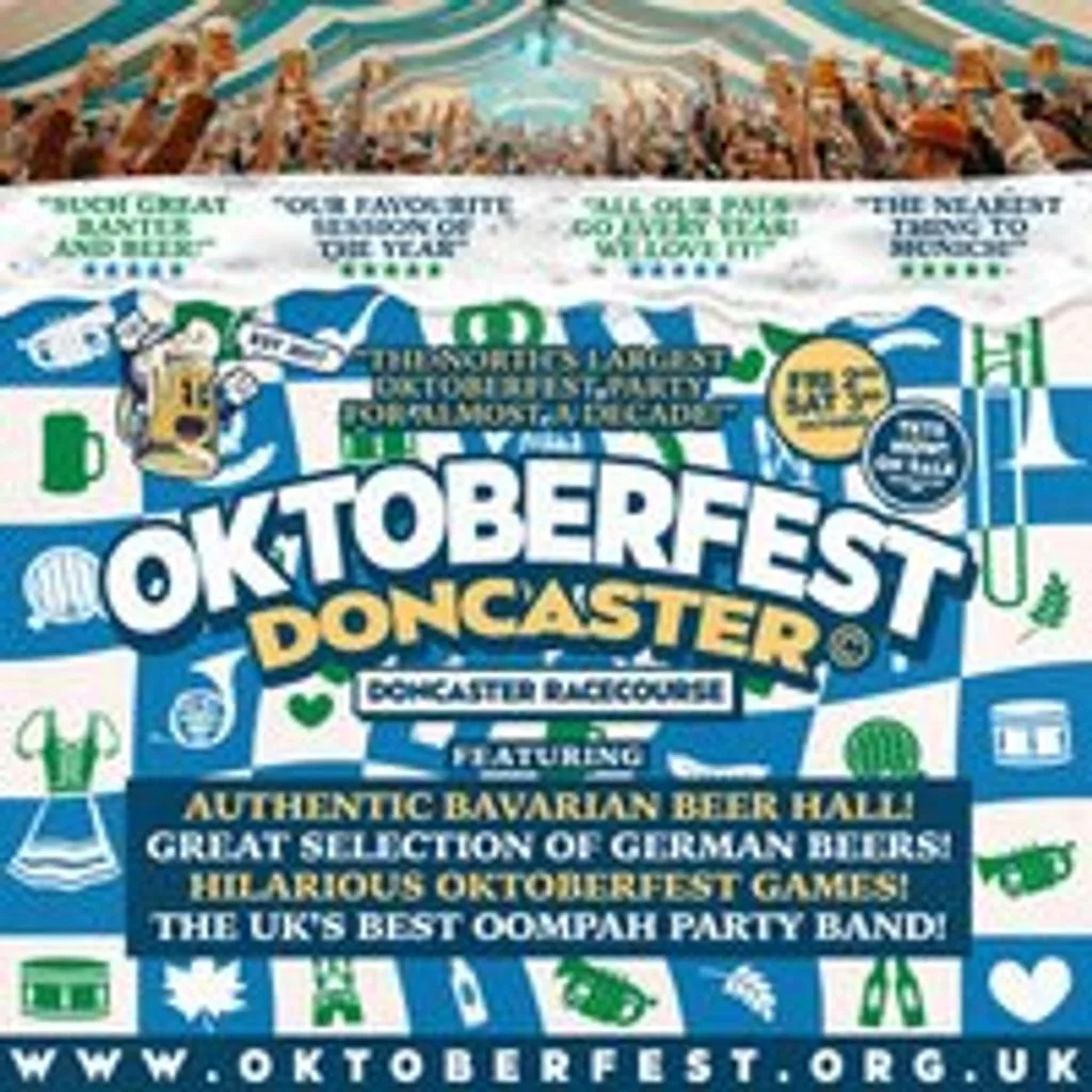 Oktoberfest Doncaster - Saturday 3rd October 2026 at Doncaster Racecourse