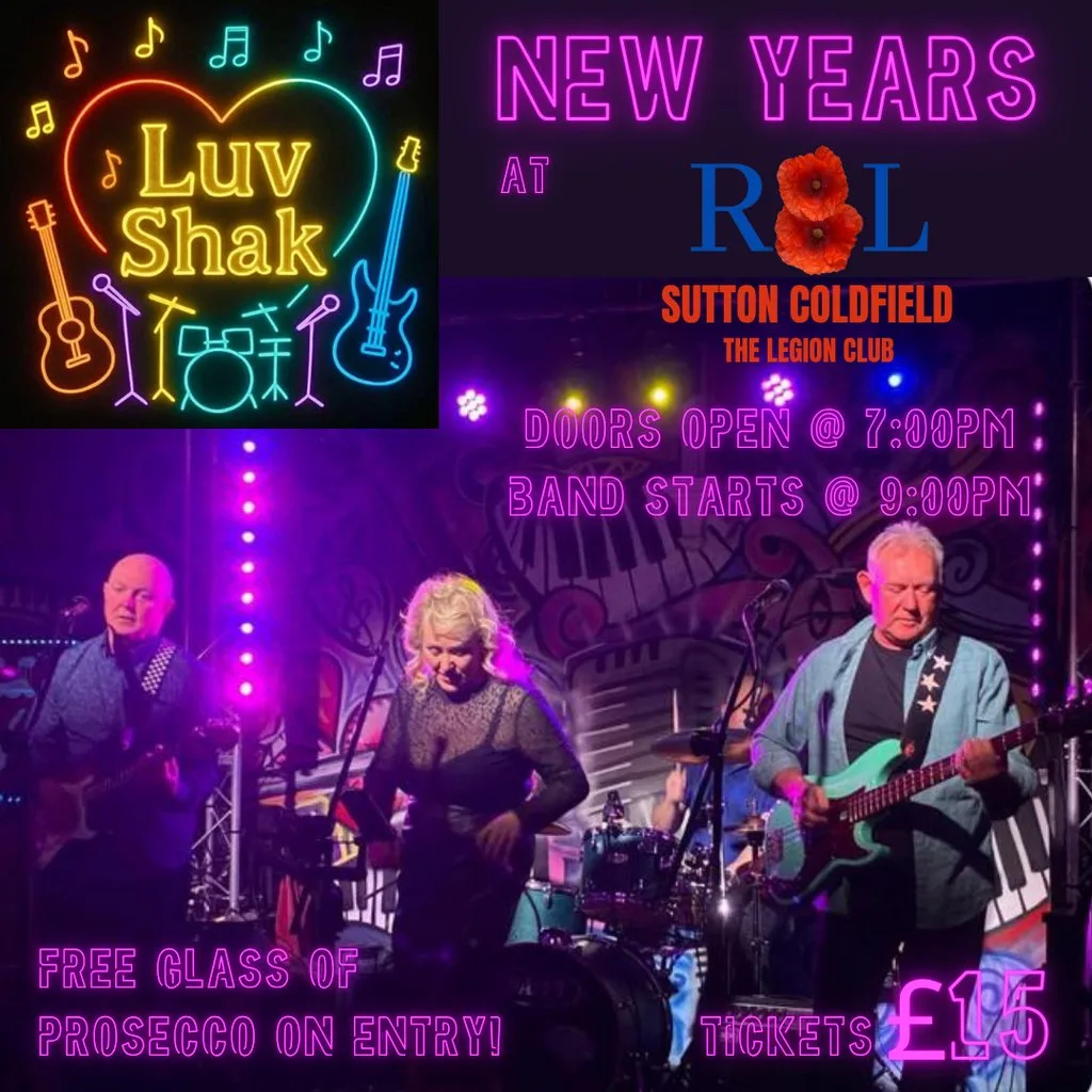 Luv Shak Live at New Years at The Legion Club
