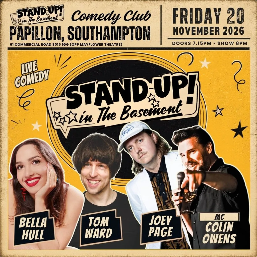 Stand Up Comedy with Bella Hull, Tom Ward and Joey Page