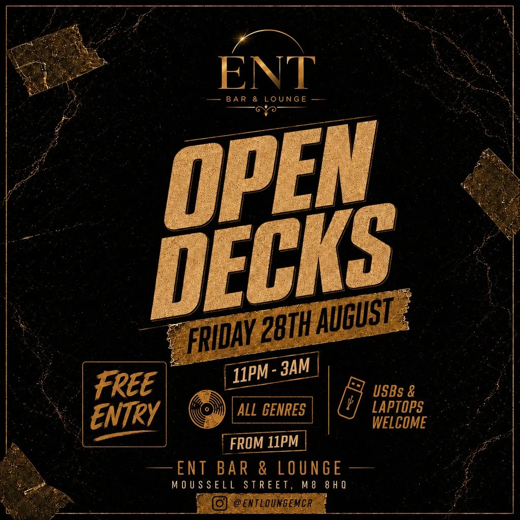 Ent Open Decks at THE ENT BAR