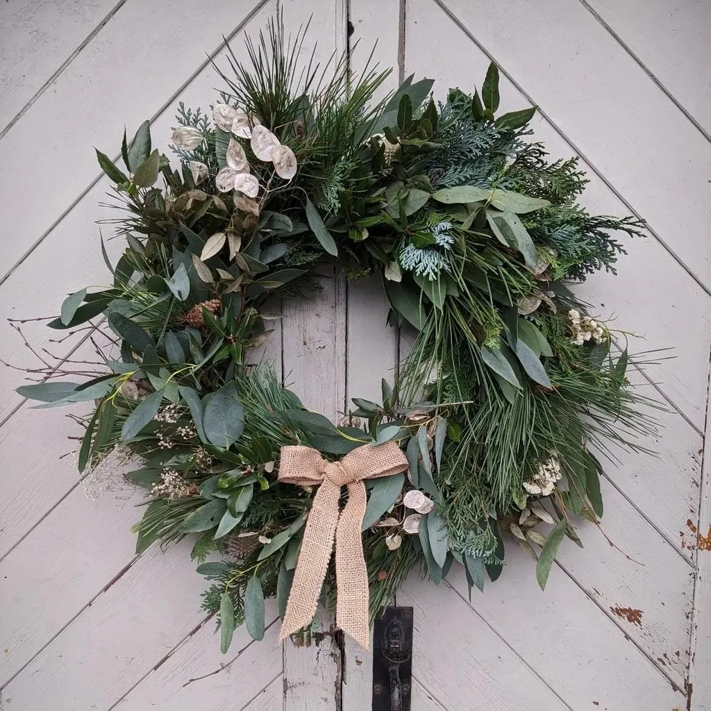 Christmas Wreath workshop at Cartford Inn