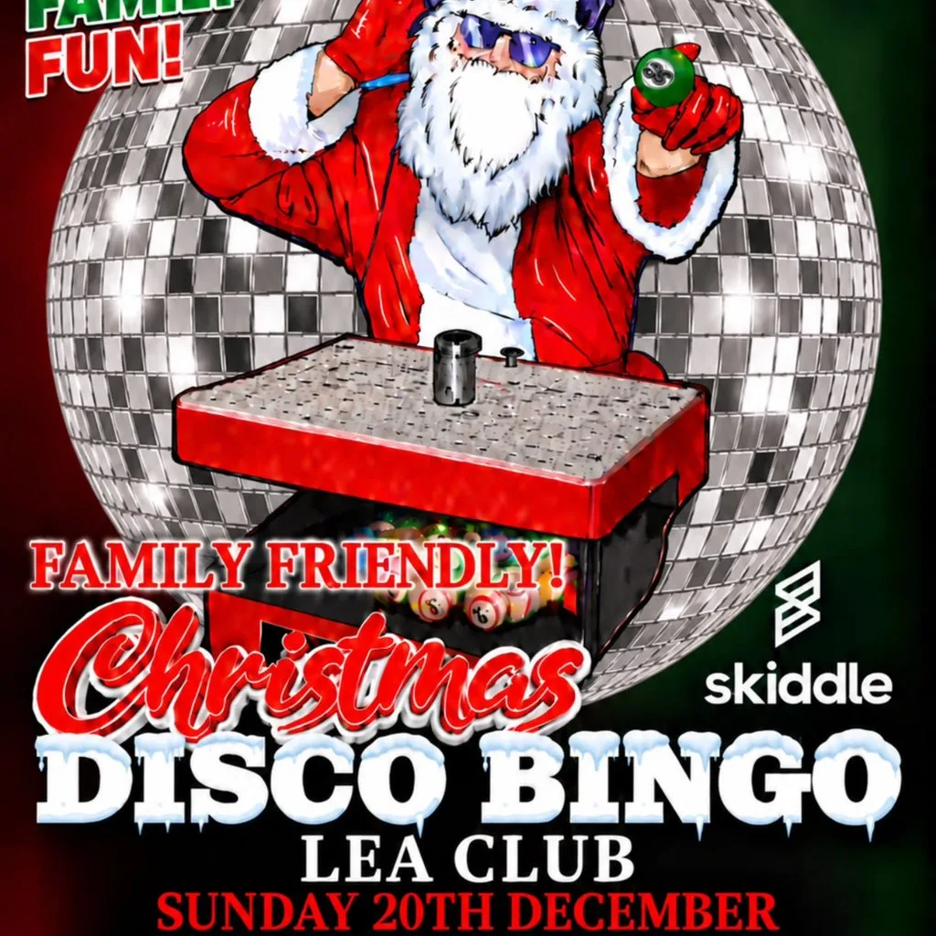 The Big Christmas Disco Bingo at Lea Social Club