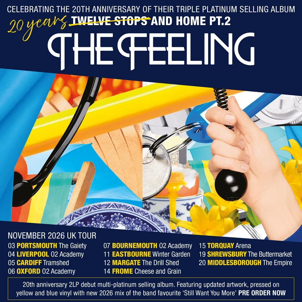 PO4 Live Presents: The Feeling - Twelve Stops and Home Part 2 at The Gaiety Southsea