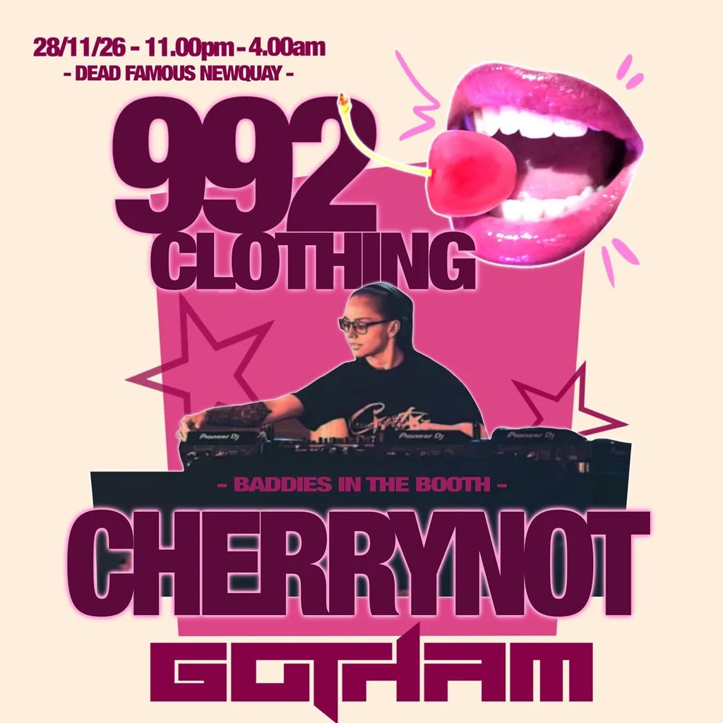 992 Clothing x Cherry Not present: BADDIES IN THE BOOTH