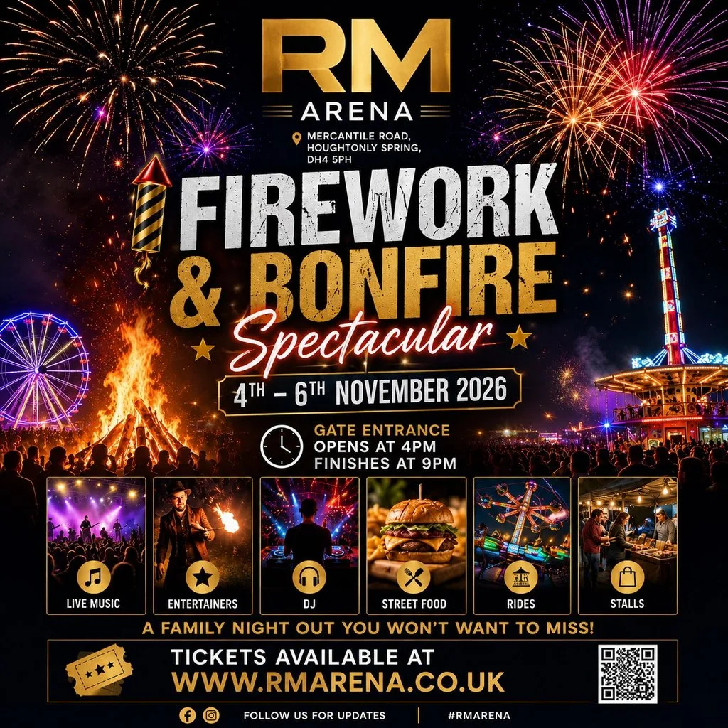 Firework & Bonfire Spectacular at The Rainton Arena