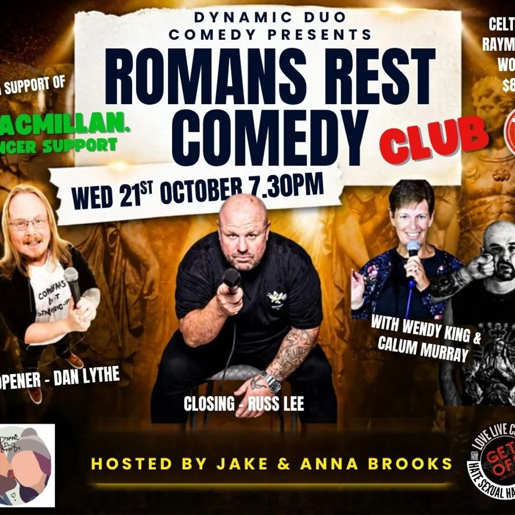 Romans Comedy Club hosted by Dynamic Duo Comedy at Romans Rest