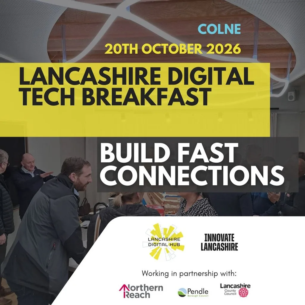 Lancashire Digital Tech Breakfast at Colne Market Hall