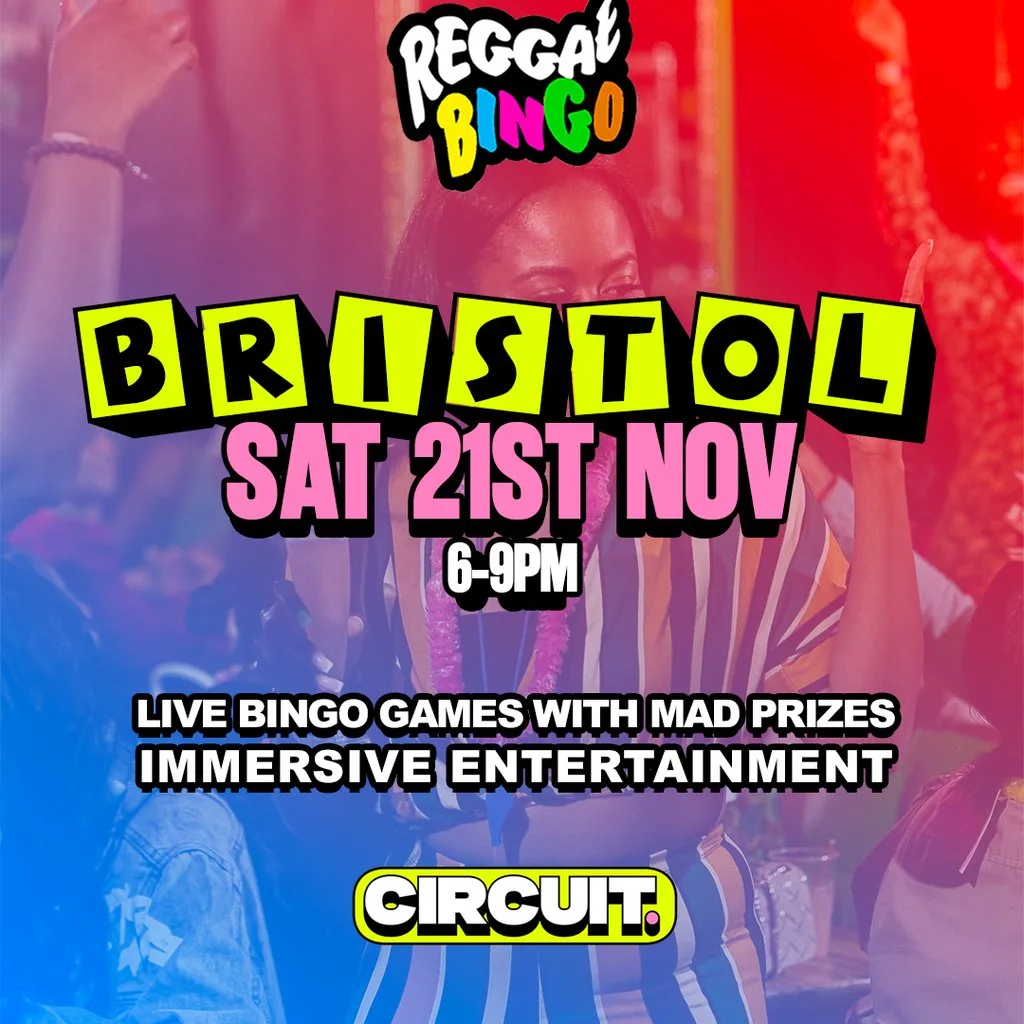 Reggae Bingo - BRISTOL - Sat 21st Nov at Circuit Bristol