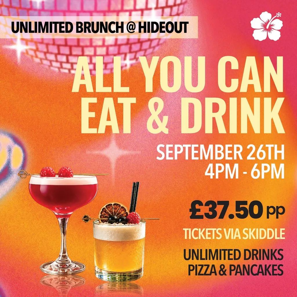 Hideout Unlimited Brunch at The Hideout Warrington