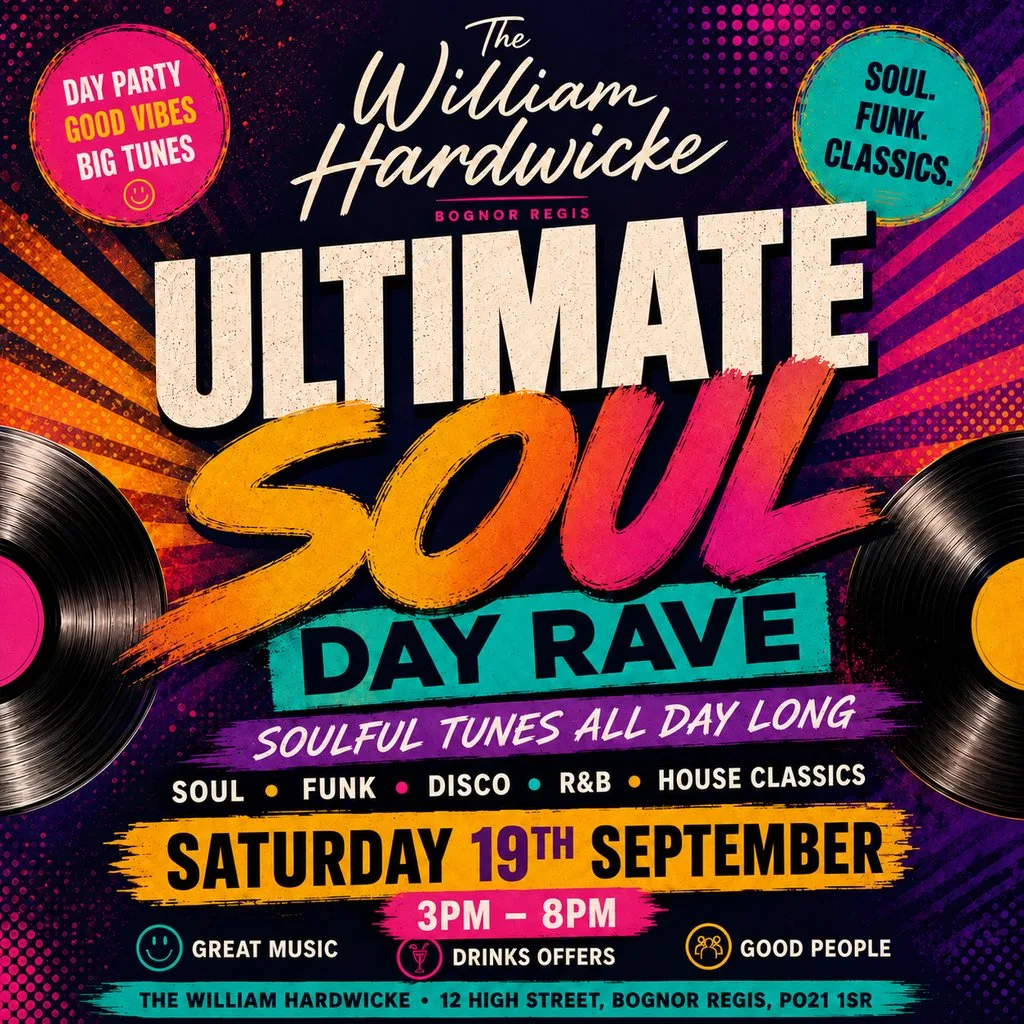 Ultimate Soul Day Rave! at The William Hardwicke