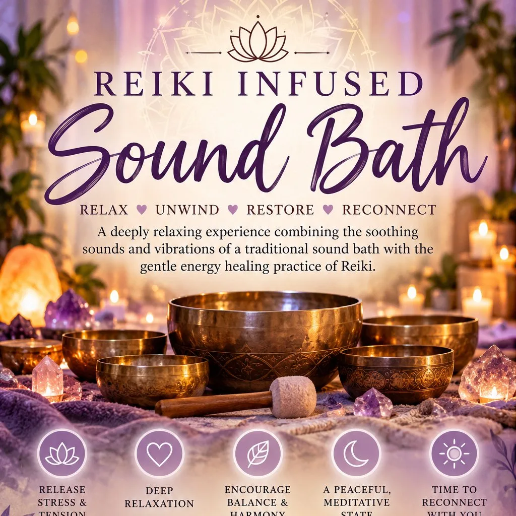 Reiki Sound Bath at The Loft Cleckheaton