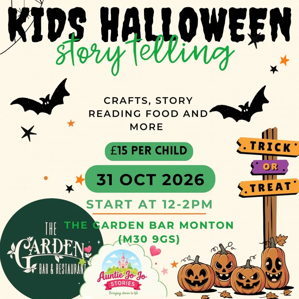 Room on the Broom - Interactive Halloween Storytelling at The Garden Bar Monton