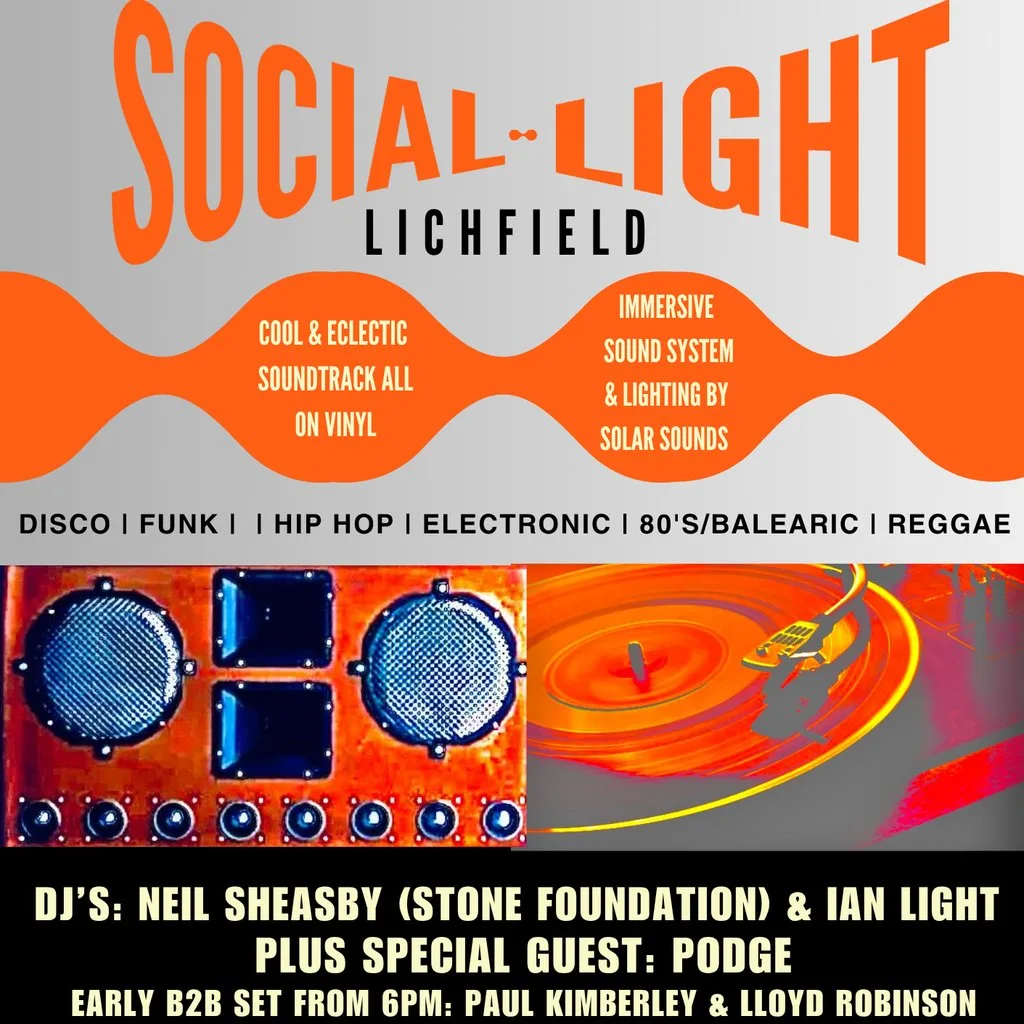 Social Light - Lichfield (Saturday 17th October) at Brewhouse And Kitchen, Lichfield
