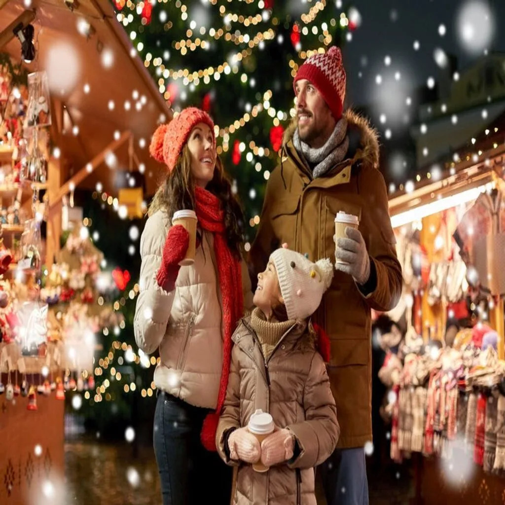 A Traditional German Christmas Market in the Heart of the City at Chapelfield Gardens