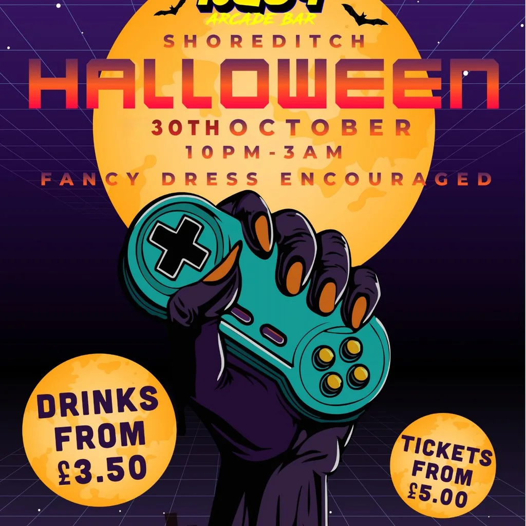 HALLOWEEN @ NQ64 SHOREDITCH FRIDAY 30th OCTOBER at NQ64 ARCADE BAR