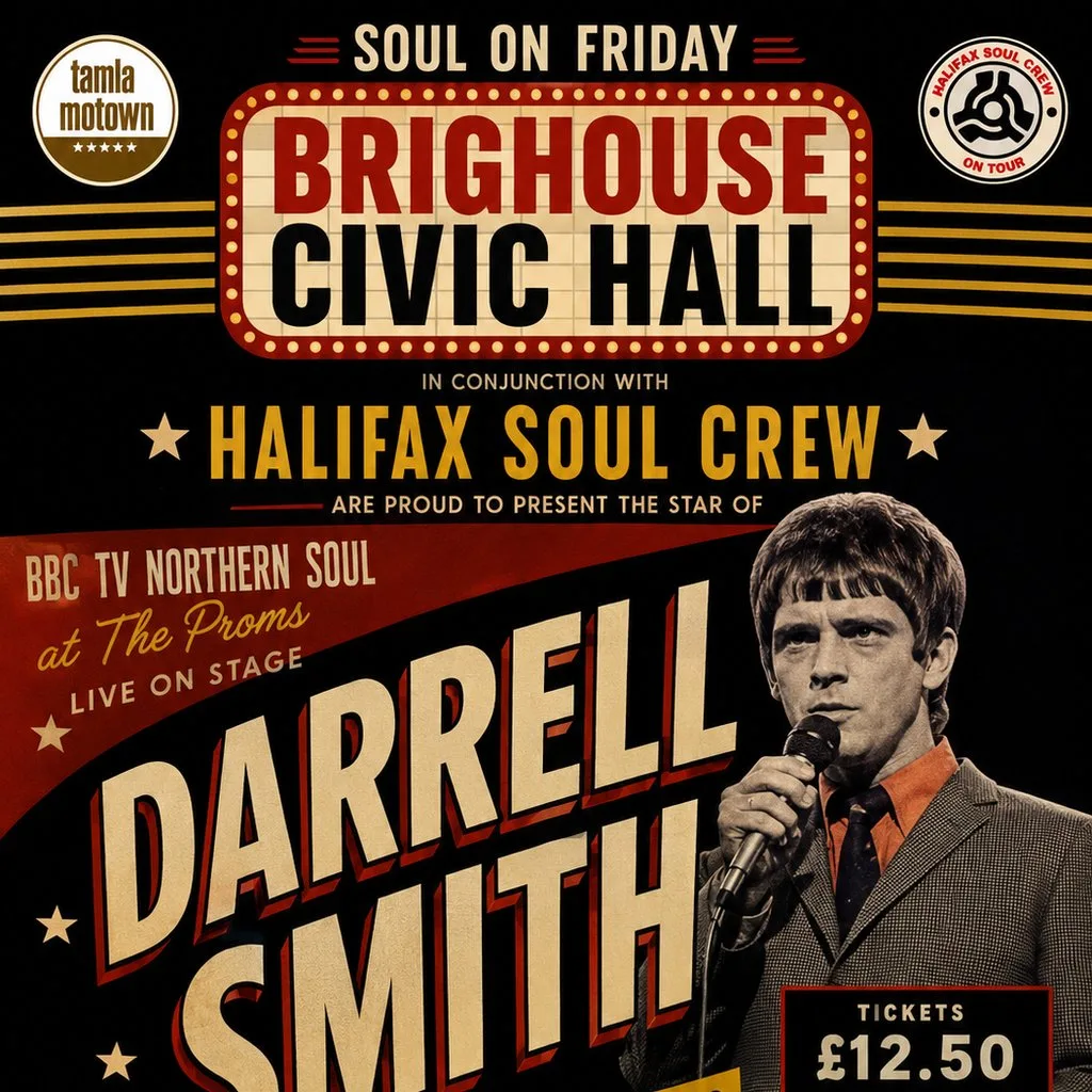 Halifax Soul Crew Present Darrel Smith Live at Brighouse Civic Hall LIVE