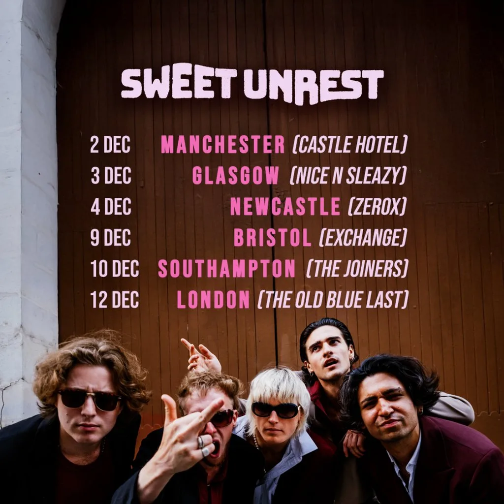 Sweet Unrest Glasgow Headline