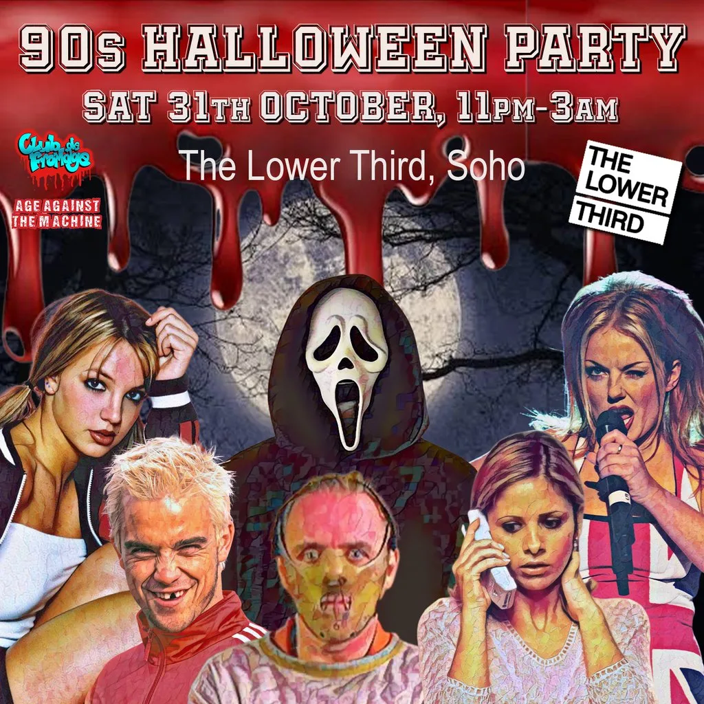 The 90s Halloween Party, 11pm-3am (18+)