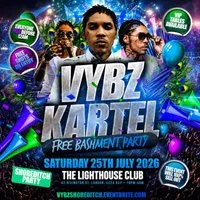 Vybz Kartel - Free Bashment Party - Everyone Free Before 12AM at The Lighthouse Bar And Club