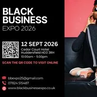 Black Business Expo 2026 at Cedar Court Hotel HuddersfieldHalifax
