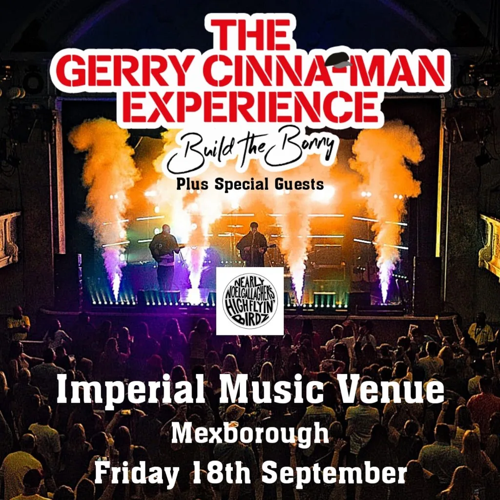 The Gerry Cinna-Man Experience at Imperial Music Venue