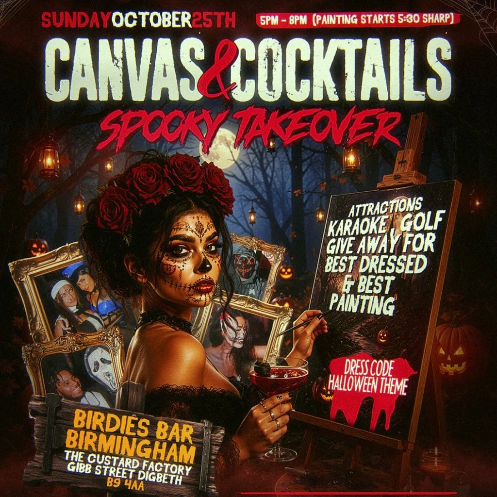 Canvas & Cocktails: Spooky Takeover