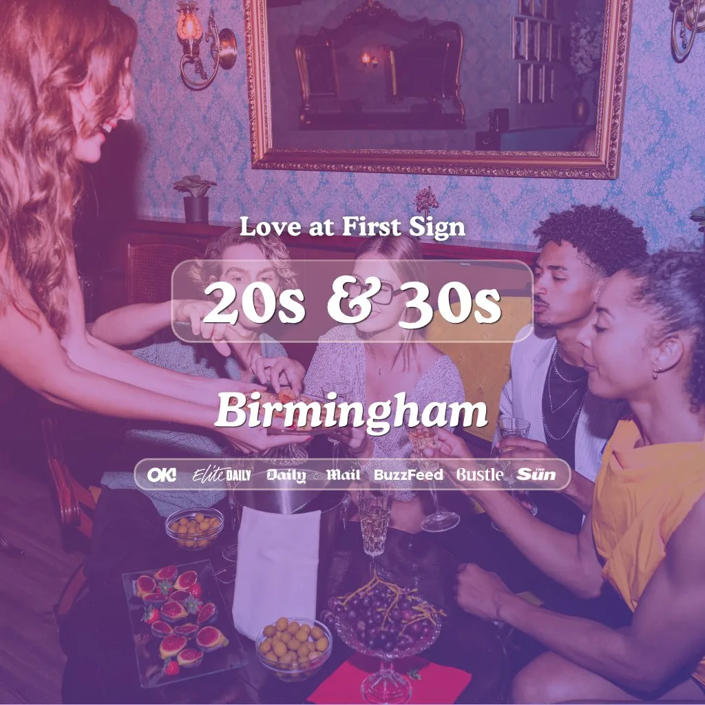20s&30s Singles Night @ Alchemist Birmingham| Love at First Sign