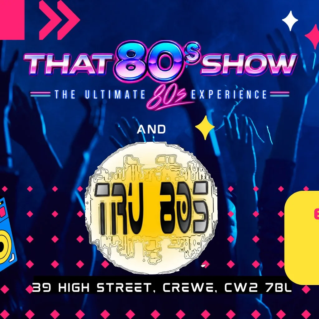 Crewe Rocks - Sunday At The Arena - Tru 80s and That 80s Show at The Arena Crewe