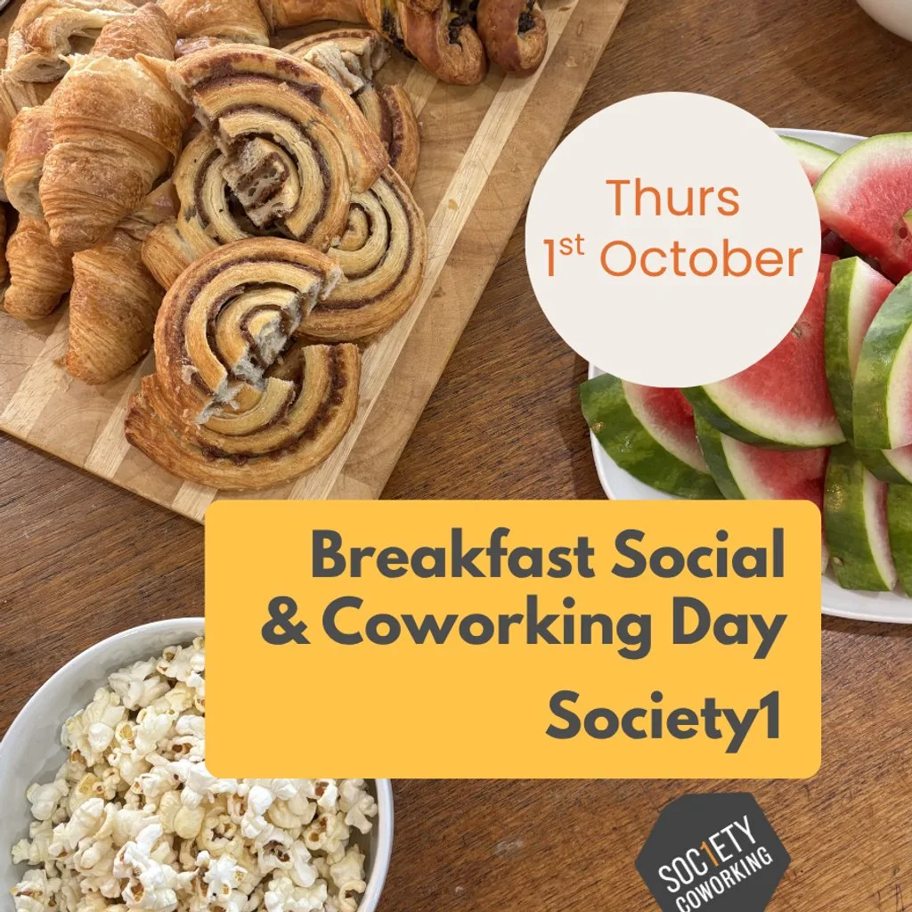 Breakfast Social and Coworking Day: October at Society1