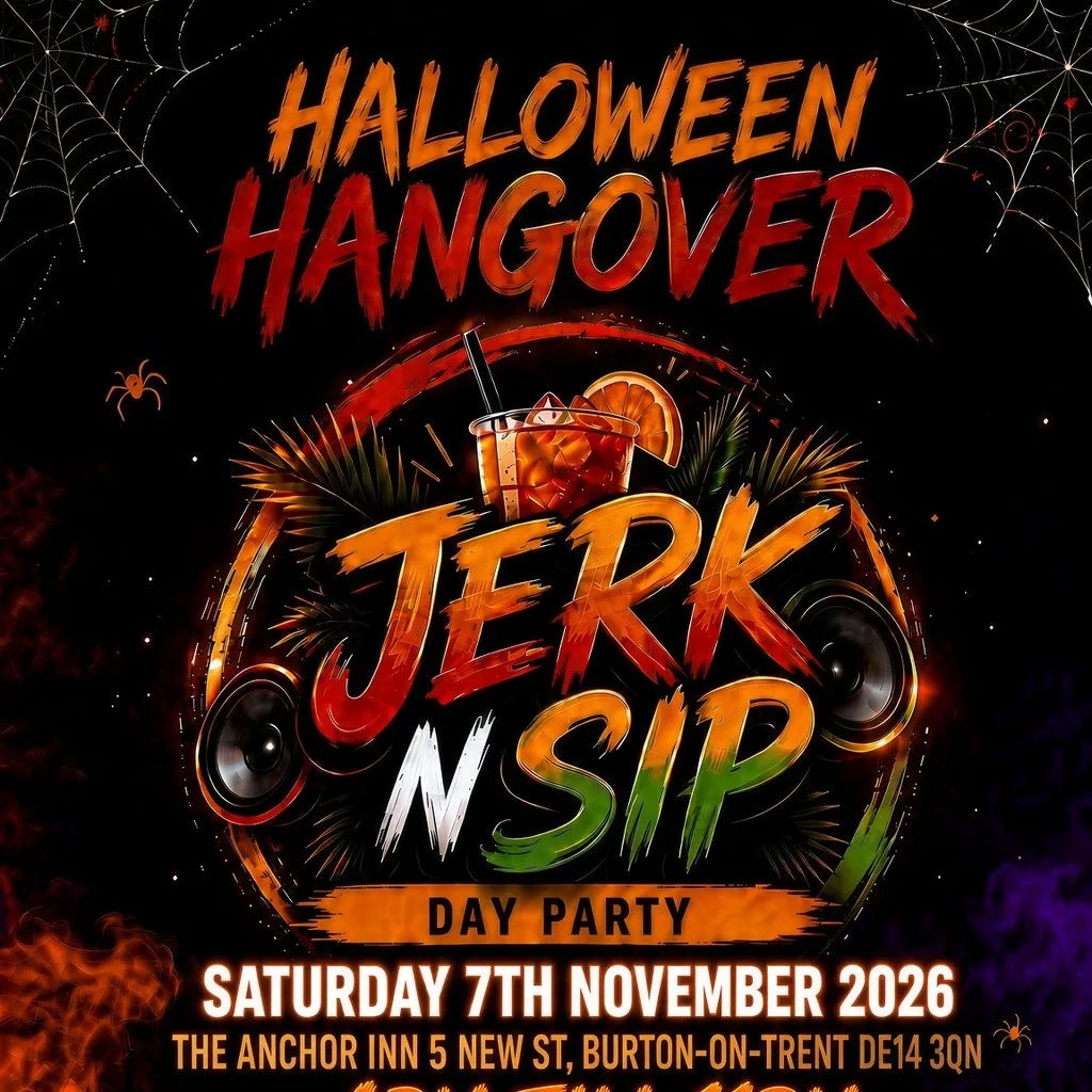 Halloween Hangover Jerk N Sip Day Party
