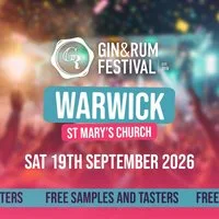 Gin & Rum Festival - Warwick - 2026 at St Mary's Church