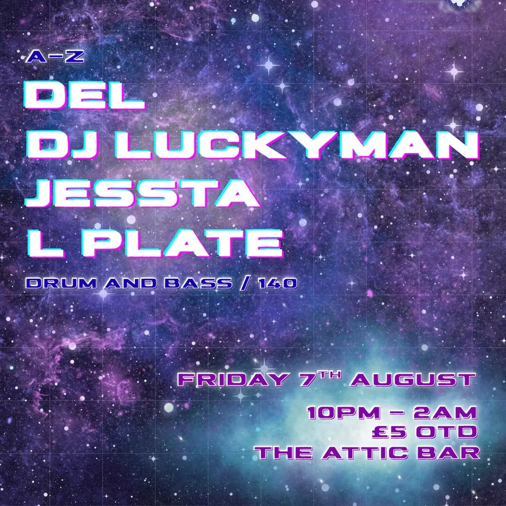 Attic Bar Residents: DEL, Jessta, DJ Luckyman at The Full Moon And Attic Bar