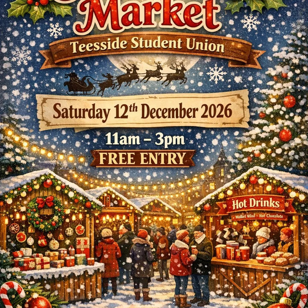 Teesside Student Union Christmas Market at Teesside University Students' Union