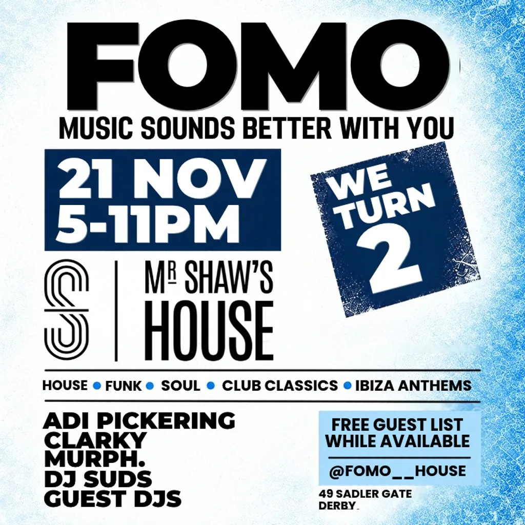 FOMO - The Big 2 - Birthday Bash Editon